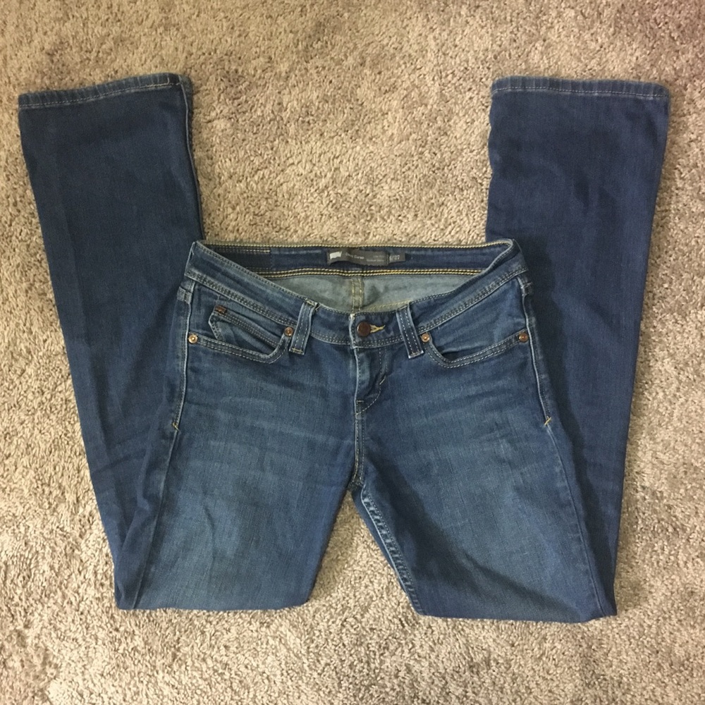 Levi’s low rise, boot cut jeans